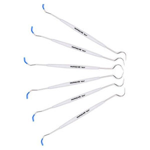 Exploradores Dentales Esterilizados de Doble Punta, Gancho y Sonda de Acero Inoxidable, Herramienta de Diagnóstico y Examen, Duradera y Reutilizable para Uso Oral - Product Image 2