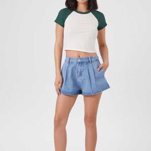 T-shirts courts anti-rides pour femmes, prix de gros, meilleure fabrication, meilleure qualité, nouvelle mode, t-shirts courts pour femmes - Product Image 5