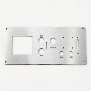Pièces en aluminium brossé sur mesure OEM ODM, finition de surface, panneau de commande en aluminium brossé - Product Image 3