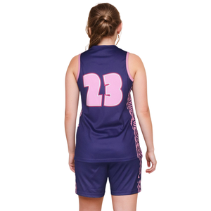 Camiseta de Baloncesto para Mujer, de Alta Calidad, Malla Transpirable, Talla Grande, Uniforme de Baloncesto Personalizado, sin Mangas, Deportivo - Product Image 2