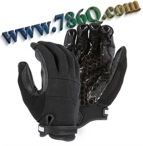 Synthetic Leather <b>Gloves</b> Skin Mechanic <b>Gloves</b> <b>With</b> <b>Grip</b> Silicone Palm Work Safety <b>Gloves</b> - Product Image 1