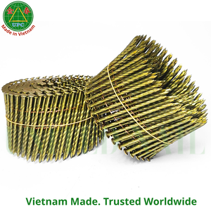 2.87x70mm Steel Coil <b>Nails</b> with Screw Shank for Air Gun from Vietnam | clavo en rollo - Product Image 2