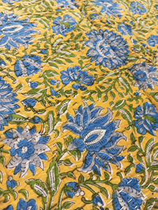 Juego de Edredón de Algodón Kantha con Estampado Floral, Ecológico, Cosido a Mano, para Bodas, Hoteles y Uso Doméstico, Acolchado con Patrón Clásico para Todas las Estaciones - Product Image 4