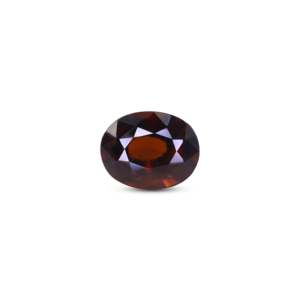 Certified Natural Hessonite Garnet Loose Gemstone-10.1 Carat 10 mm Orange-Red Wholesale - Product Image 1