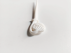 Épingle à cheveux en os naturel |   Accessoire de coiffure fait main pour chignon - Product Image 3