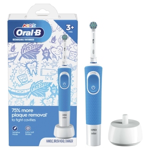Brosse à dents rechargeable Oral-B Stages pour enfants avec poils doux pour un nettoyage quotidien en douceur des dents - Disponible dans le monde entier - Product Image 1