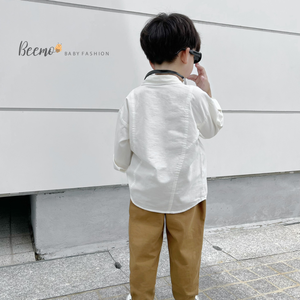Conjuntos de Ropa Casual de Invierno para Niños Pequeños Beemo, Nuevo Diseño, Pantalones Holgados, Camisa con Estampado Sólido, Ropa Escolar, Conjunto para Niños - Product Image 3