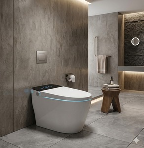 Wismart 101 Toilette Intelligente avec Bidet Automatique, Siège Chauffant en Céramique, Chasse d'eau par Gravité, Télécommande Incluse, Siphon en S, Sanitaire Moderne - Product Image 3
