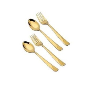 Mirror Matte Polish 4-Piece Stainless Steel Knife Fork Spoon Flatware <b>Set</b>-Durable <b>Reusable</b> Elegant Luxury Wedding <b>Cutlery</b> - Product Image 5