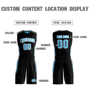 Ensemble d'uniformes de basketball entièrement personnalisables par sublimation pour hommes, en matériau respirant, avec logo personnalisé et design d'équipe moderne - Product Image 5