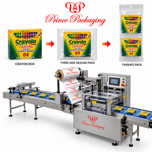 Machine d'emballage automatique pour cire à dessin, bougies et stylos - Product Image 4