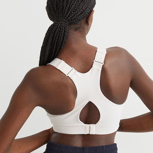 Soutien-gorge de sport pour femmes, style tendance, fabriqué en usine, étiquette personnalisée, vente en gros, nouveau modèle, couleurs personnalisées. - Product Image 4