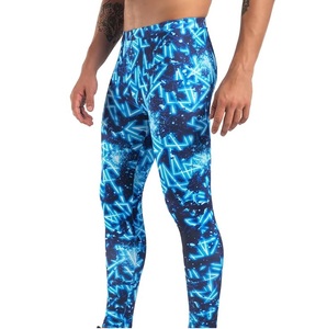 Nuevas llegadas: Mallas deportivas para hombre, ideales para baloncesto, fitness, running y entrenamiento. Leggings de base de alta elasticidad, de secado rápido y corte recto. - Product Image 2