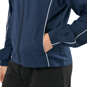 เสื้อแจ็คเก็ตผู้หญิง Signature Track สีสันปรับแต่งได้ พรีเมียม เสื้อแจ็คเก็ตเล่นกีฬาสำหรับผู้หญิง พิมพ์ลาย ถักทอ เป็นมิตรกับสิ่งแวดล้อม ระบายอากาศได้ดี น้ำหนักเบา - Product Image 5
