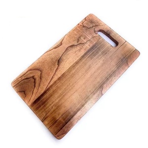 Planche à découper en bois de qualité supérieure avec logo personnalisé, durable, écologique, avec poignée, pour la cuisine (vente en gros) - Product Image 2