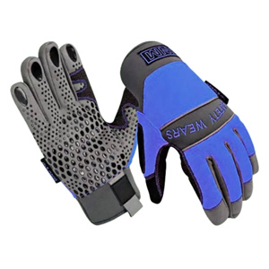 Gants de travail anti-vibration de haute qualité pour mécaniciens, en cuir synthétique, avec logo personnalisé, résistants à la chaleur, aux coupures et à l'abrasion - Product Image 4