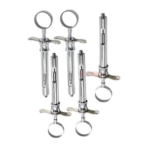 5 Premium Aspiring Dental Syringes 1.8mL One Ring Syringe with Finger Rests High Quality Dental Medic Instruments - Product Image 1