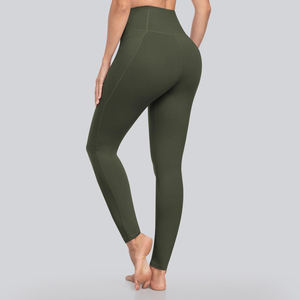 Reasonable Price Custom Made Women Elastic Waist Yoga <b>Leggings</b> New Style Lightweight Quick Dry Women <b>Legging</b> - Product Image 2