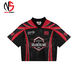 Camiseta Deportiva de Fútbol, 100% Poliéster, Ligera, de Secado Rápido, Transpirable, Ecológica, con Logotipo Personalizado, Cuello en V, Manga Corta, 2026 - Product Image 3