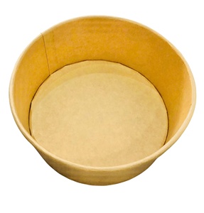 Meilleure Vente : Bols jetables en papier kraft imperméables de 750 ml à paroi simple pour sushis, nouilles, salades et soupes, avec couvercles, pour plats à emporter - Product Image 4