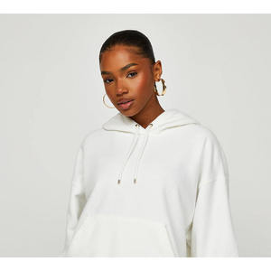 Custom Women White Tracksuit <b>Set</b> Hoodie <b>Jogger</b> Pants <b>Matching</b> Casual Sportswear Two Piece Athletic Outfit - Product Image 5