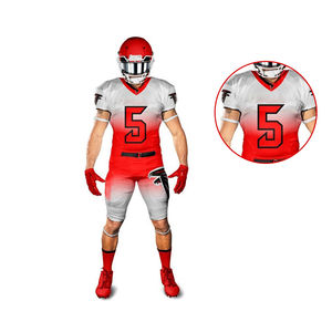 Maillot de football d'hiver personnalisé 100 % polyester respirant pour homme, imprimé sur le devant, vierge, OEM, vente en gros - Product Image 5