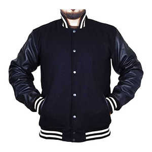 Stonefield Manufacturing Varsity <b>Jacket</b>-100% Wool Canvas <b>Waterproof</b> Reversible Anti-Bacterial Hooded Streetwear <b>Winter</b> Outerwear - Product Image 4