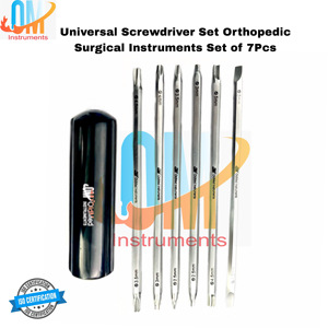 Juego de Destornilladores Ortopédicos Universales de 7 Piezas OldMed Instruments con Mango de Acoplamiento Rápido, Acero Inoxidable Alemán de Primera Calidad para Cirugía - Product Image 6