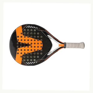 Raqueta de Pádel de Carbono Profesional Personalizada para Entrenamiento, Raquetas de Pádel Duraderas para Uso en Entrenamiento de Tenis, MOQ Bajo - Product Image 3