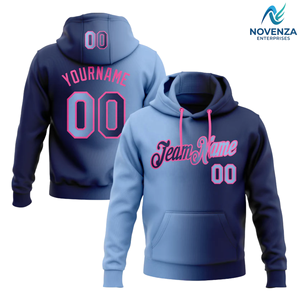 Sudadera con Capucha de Color Degradado a la Moda, Sudadera con Capucha Personalizada con Costuras para Uso Diario y Estilo Urbano - Product Image 5