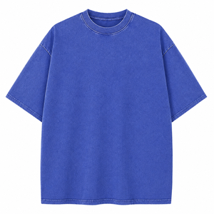 Summer High Quality Custom Logo 100% Cotton Men's Acid Washed T Shirt Heavyweight Oversized Vintage Blank <b>Plain</b> <b>Tshirt</b> for Men - Product Image 1