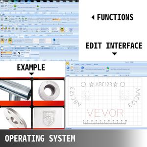 เครื่องแกะสลักลายจุดแบบไฟฟ้า400วัตต์แผ่นป้ายอุตสาหกรรม300X200mm โลหะสำหรับแกะสลักบัตรประชาชนทำป้ายอุตสาหกรรม - Product Image 5