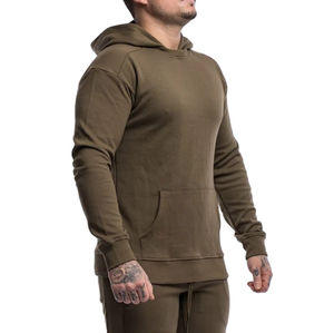 Sudaderas Extra Grandes y Cortas para Hombre, Bordado Personalizado, Impresión Puff, 70% Algodón, 30% Poliéster, Forro Polar - Product Image 1