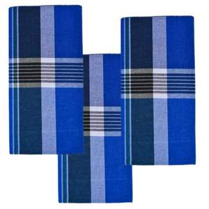 Lungi Tradicional de Algodón Estampado para Hombre |   Patrón Clásico de Rayas |   Prendas Cosidas Resistentes y Cómodas para Usar Todo el Día, Bangladesh All - Product Image 5