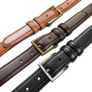 Cinturón de Cuero Estilo Clásico OEM para Hombre, Cinturón de Piel de Vaca Genuina para Trajes Formales y Casuales, Venta al Por Mayor - Product Image 1
