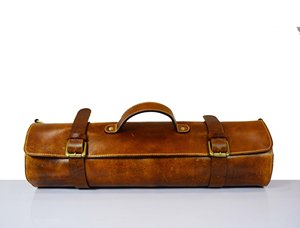 Bolsa de Cuero de Lujo para Cuchillos con Logotipo Personalizado, Resistente, a Prueba de Olores, Organizador Culinario, Estuche de Viaje LBKR-0040 - Product Image 5