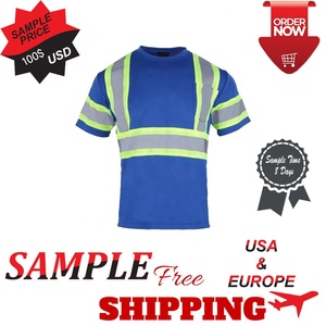 เสื้อยืดสะท้อนแสงแบบ Hi-Vis แขนสั้น เสื้อทำงาน เสื้อแจ้งเตือนสำหรับงานก่อสร้าง งานจราจร งานรักษาความปลอดภัย ปี 2026 - Product Image 3