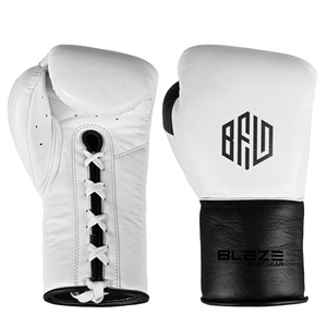Gants de boxe pour entraînement de sparring Kickboxing poinçonnage sac lourd gant d'entraînement à lacets gant de rembourrage souple pour hommes et femmes - Product Image 1