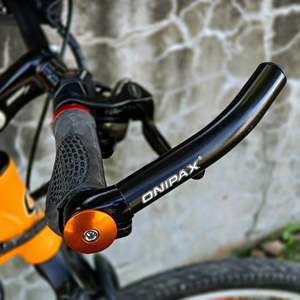 Terminales de Manillar de Bicicleta Negros ONIPAX, 1 Par, 203g - Product Image 3