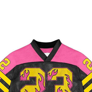 Maillot de football américain respirant sur mesure en polyester avec logo personnalisé - Product Image 4