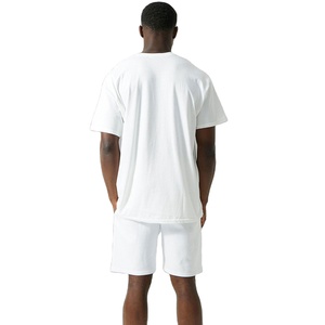 Conjunto Casual Personalizado de 2 Piezas, Camiseta y Pantalones Cortos para Hombre, Conjunto de Verano, Material de Algodón y Poliéster, Cómodo, Estilo Urbano - Product Image 2