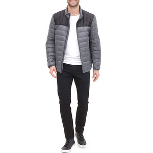 Veste à capuche matelassée de qualité supérieure, unisexe, couleur personnalisée, grande taille, chaude, couleur unie, respirante, patchwork, prix de gros - Product Image 1