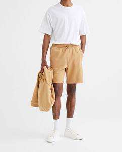 Shorts d'été en lin pour homme, de haute qualité, avec logo personnalisé, légers, respirants, décontractés, style resort - Product Image 1