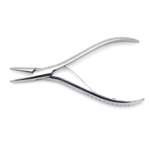 Pinzas Profesionales para Extensiones de Cabello, Herramienta de Acero Inoxidable para Instalar y Retirar con Estuche Plateado - Product Image 4