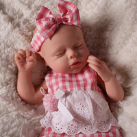 Poupée Bébé Reborn Réaliste Babeside 16'' en Silicone Corps Entier 100% Silicone, Jouet Mannequin Mode Nouveau-né/Tout-petit, Jouet DIY, Jouet Doux