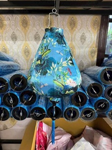 Silk Lanterns Hoi An Bamboo Silk Lanterns Hanging Lighting For Garden Wedding Decor Vietnam Silk Lanterns - Product Image 4