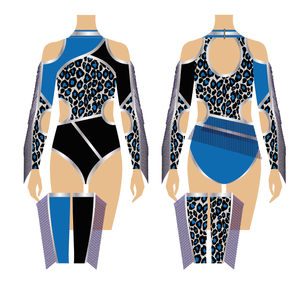 Uniformes de baile de alta calidad personalizados al por mayor para equipos de porristas infantiles y femeninos, para práctica y animación. - Product Image 4