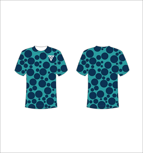 Camiseta de Manga Corta para Hombre con Estampado de Puntos, Cuello Redondo, Corte Regular, Informal, Transpirable, de Poliéster Tejido, con Logotipo Estampado en la Parte Delantera - Product Image 6