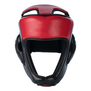 Multi Panels Leather Made <b>Head</b> Guards Protective Gears Sports Equipments Taekwondo <b>Head</b> Guard Wholesale Custom Headgear Helmets - Product Image 3