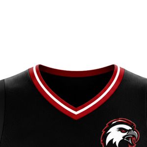 Camiseta de Baloncesto Negra y Roja para Hombre, Sin Mangas, Uniforme de Equipo, Transpirable, Ligera, para Entrenamiento Atlético, Partidos Deportivos y Rendimiento - Product Image 2